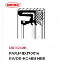 Paraolio.148X170X14 RWDR-KOMBI NBR