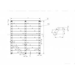 Nastro scarico gambi S33/60- 8600/1170